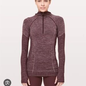 Lululemon swiftly wool half zip hoodie